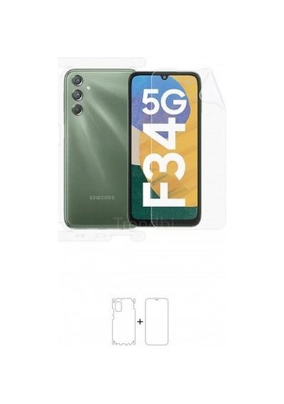 Samsung Galaxy Uyumlu F34 5g Ön, Arka Ve Yan 360 Derece Tam Kaplama Poliüretan Film