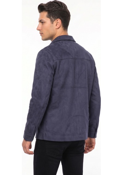 Dynamo Erkek Siyah Regular Fit Mevsimlik Süet Spor Mont Bgl-st05436 Lacivert