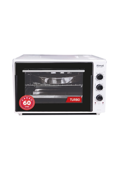 İtimat 8060 60 LT Çift Camlı Turbo Mini Fırın