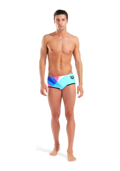 Arena One Placement Low Waist Short Erkek Mayo Multi Black Multi Black