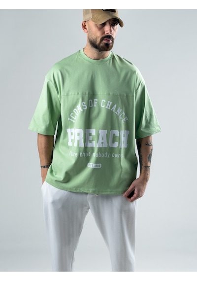Cocopelli Yeşil Preach Erkek T-shirt Coc2999