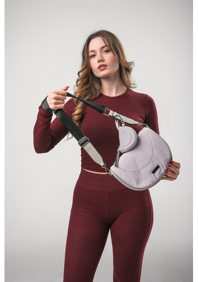Ççs 18130 Kadın Çapraz Askılı Çanta GRİ