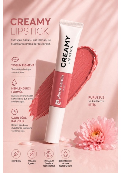 Pierre Cardin Creamy Lipstick Light Pink 002