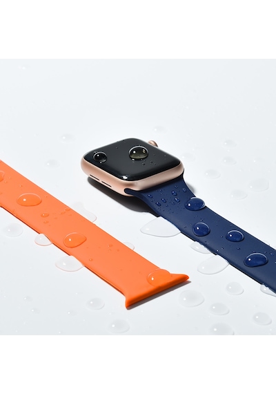E2M Apple Uyumlu  Watch 42-44mm KRD-18 Silikon L Turuncu