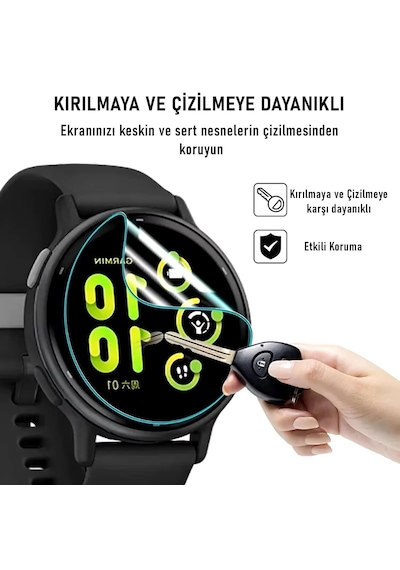 Microcase Apple İos Uyumlu Apple Watch Uyumlu Series 11 İle Tpu Ekran Koruma Filmi - Ekm109
