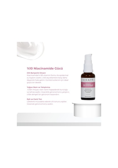 Tr Gözenek Sıkılaştırıcı Ve Cilt Bariyeri Güçlendirici Niacinakarın Bölgesi%10 Serum 30ml