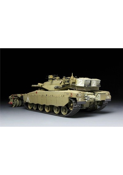 Meng Ts-005 1/35 Ölçek, Israil Merkava Mk.3 Baz, Nochri Dalet Mayın Temizleme Aparatlı, Ana Muharebe Tankı, Plastik Model Kiti-49433