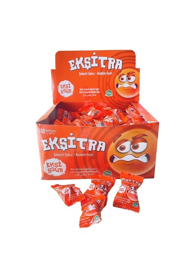 Ekşitra Kola Aromalı Ekşi Şekerli Sakız 100 Adet