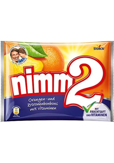 Nimm2 Orangen Und Portakallı ve Limonlu Şeker 240 G