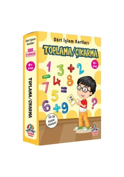 Dört İşlem Kartları - Toplama/Çıkarma (9+ Yaş)- Yağmur Çocuk