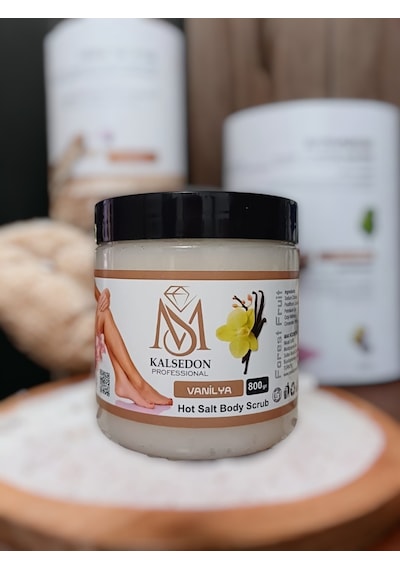 Ms Kalsedon Professoinal Vanilya Aromalı Vücut Peeling 800 G
