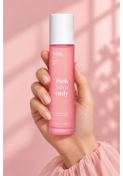 Yos. Pink Mood Only Body Mist 100 Ml Hindistan Cevizi, Amber & Vanilya Kokulu Vücut Spreyi