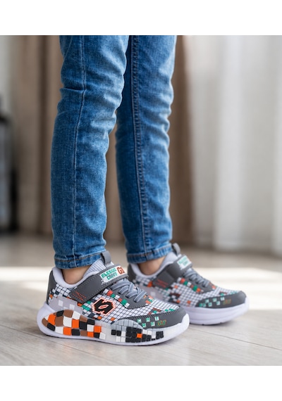Prokids Minecraft Temalı Gri Erkek Çocuk Spor Ayakkabı Cırt Cırtlı Günlük Kaliteli Şık Sneaker 27 Gri - Siyah Prokids Minecraft Temalı Gri Erkek Çocuk Spor Ayakkabı Cırt Cırtlı Günlük Kaliteli Şık Sneaker 27 Gri - Siyah