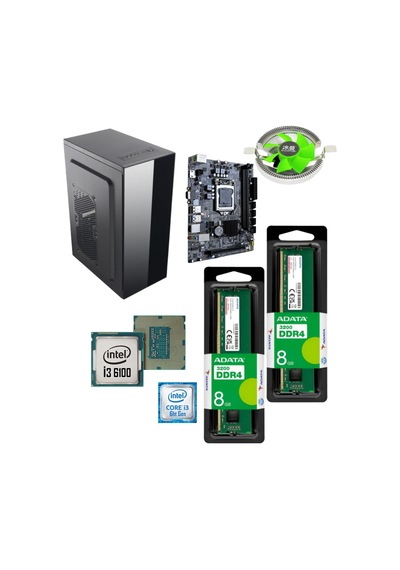 EFS EFSOFFICE0005-1 i3-6100 16 GB 256 GB SSD Free Dos Masaüstü Bilgisayar