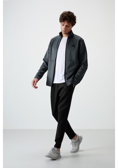 Tommy Life Bran Orman Yeşil - Siyah Scuba Kumaş Erkek Eşofman Takım - 85199 Yeşil - Siyah
