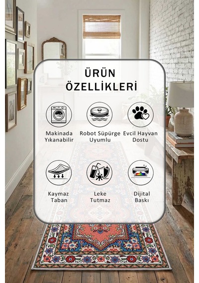 Yıkanabilir Yolluk 82 Vizon
