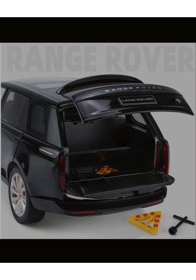 Hmb 1:18 Ölçek Range Rover Sv 2022 Siyah Minyatür Metal Model Araba