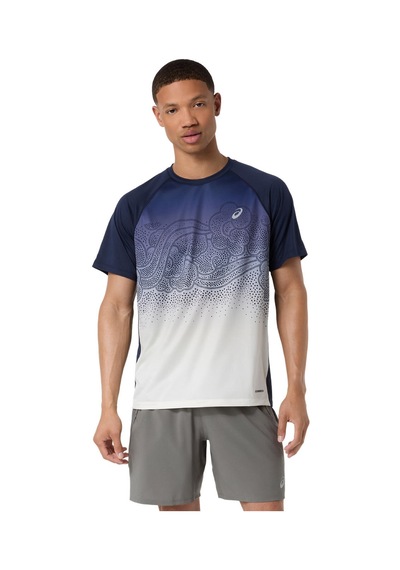 Asics Road Fade Ss Top Erkek Midnight Kısa Kollu Tshirt 2011d512-403