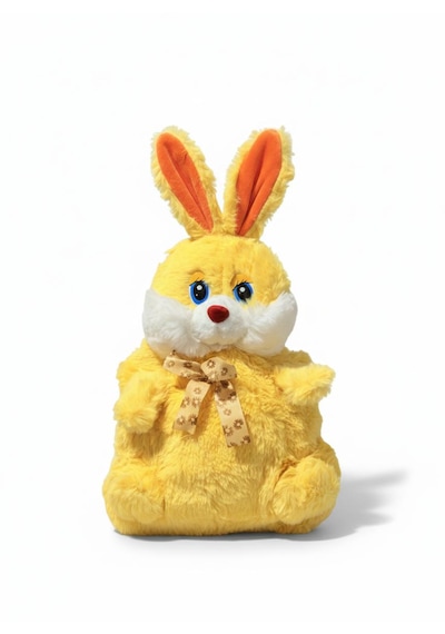 Sarı Çantalı Peluş Ayıcık 5 Renk Varyantlı Sarı