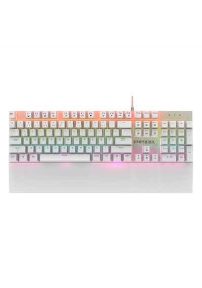 Ikg-456 Mekanik Klavye Blue Switch, 19 Rainbow Led, Full Anti-ghosting, Mıknatıslı Bilek Desteği