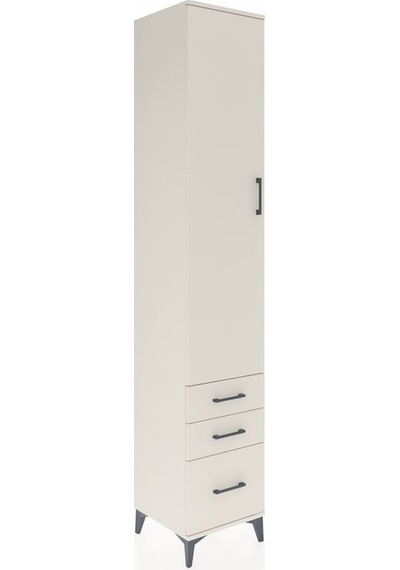 Hyperion Dolap 5 Raflı 3 Çekmeceli Tek Kapaklı 44x44x243 Aytaşı-aytaşı Aytası