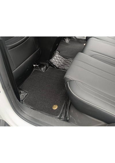 Chery Jaecoo7 Aracına Özel 8d Çift Katmanlı Havuzlu Paspas Takımı Siyah
