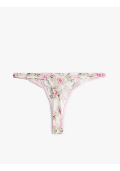 Koton Fiyonk Detaylı Gül Baskılı Tül String Külot Pembe Desenli 5slk30188mk Pembe Desenli Pembe Koton Fiyonk Detaylı Gül Baskılı Tül String Külot Pembe Desenli 5slk30188mk Pembe Desenli Pembe
