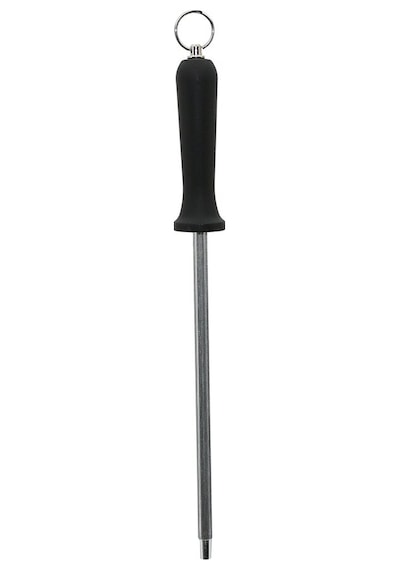 Metal Bilezikli Yuvarlak Masat - Bıçak Bileme Metal Asma Halkalı 30cm 4989