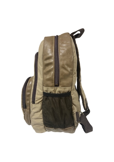 Old Cotton Cargo Kaliteli Siyah Vintage Salaş Baskılı Disayn Günlük Gezi Okul Sırt Çantası Revilla Bag 28x38cm Bej