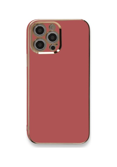 Apple Uyumlu iPhone 12 Pro Max Uyumlu Kılıf Volet Silikon - Kırmızı