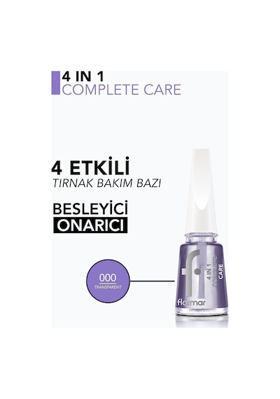 Flormar 4 ın 1 Complete Care Besleyici ve Onarıcı Oje Bazı