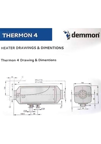 Ahmet Otomotiv Demmon D4 24v Webasto Oto Istıcı Thermon Vebasto 5kw 1.kalite Ürün