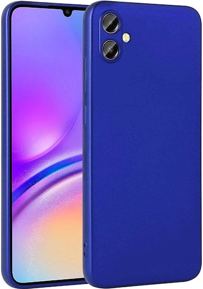 Galaxy Uyumlu A05 Kılıf Zore Premier Silikon Kapak Saks Mavi