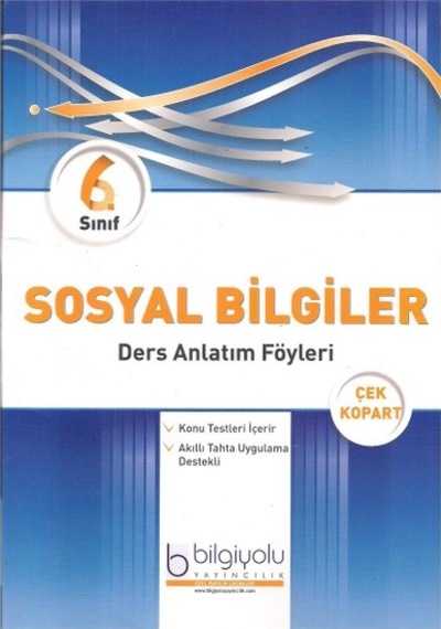 Bilgiyolu Yayınları Sosyal Bilgiler 6. Sınıf Ders Anlatım Föyleri