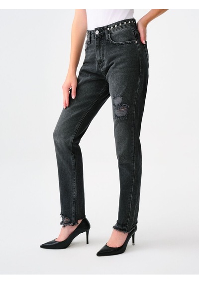 LOFT Mom Slim Fit Kadın Pantolon Lf2037614 Q1.v1 Denim