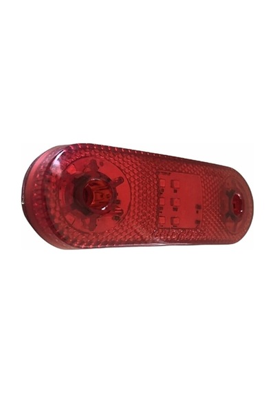 Ahmet Otomotiv 5 Adet 21 Led Kırmızı Lamba 12v-24v Tır Kamyon Dorse Otobüs Minibüs Offroad