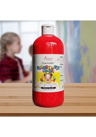Kırmızı Parmak Boyası 500 Gr Diğer