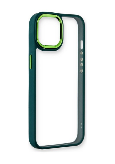 Apple iPhone Uyumlu  14 Plus Uyumlu Kılıf Dora Kapak - Haki Yeşil