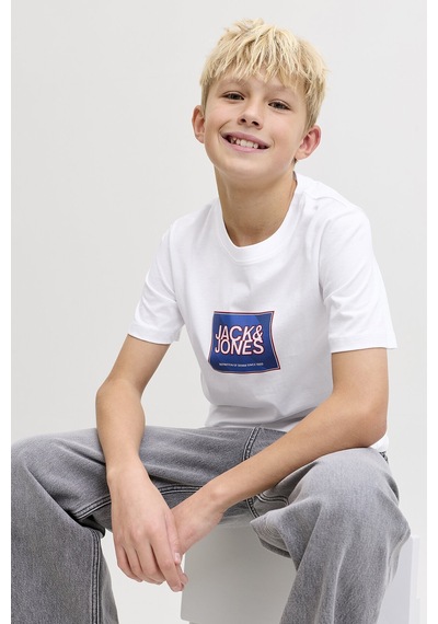 Jack & Jones Junior Jack&jones Junıor Erkek Çocuk Tişört 12289914 BEYAZ