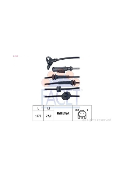 Abs Sensörü - Fiat Stilo, Bravo - Facet-210164