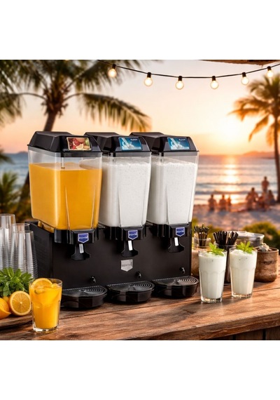 Remta 20+20+20 Litre Şerbet + Ayran + Ayran Soğutucu Siyah - St19