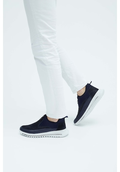 Tamer Tanca Erkek Hakiki Deri Lacivert Sneakers & Spor Ayakkabı 381 17469 Erk Ayk Y23 Lacıvert Lacivert