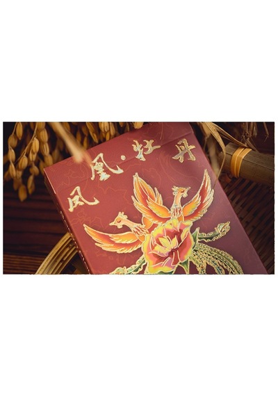 Bpcc Phoenix And Peony Red Oyun Kağıdı İskambil Kartları
