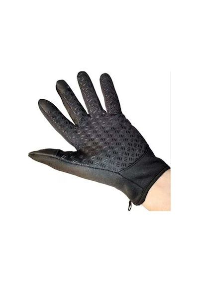 Motoanl Motosiklet Eldiveni Neopren Kumaş Kaydırmaz Fermuarlı Eldiven