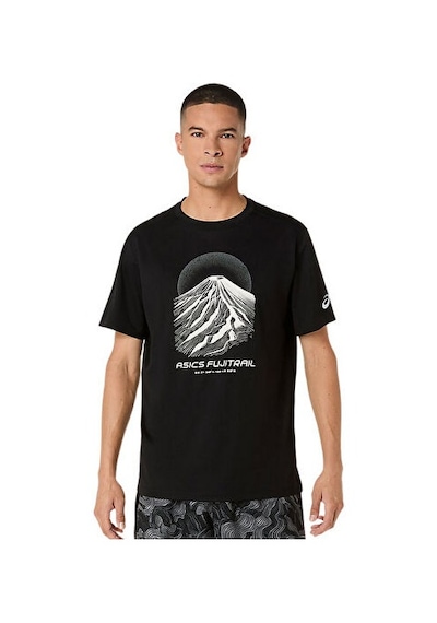 Asics Fujıtraıl Logo Ss Top Erkek Koşu Tişörtü 2011d527-001 Siyah