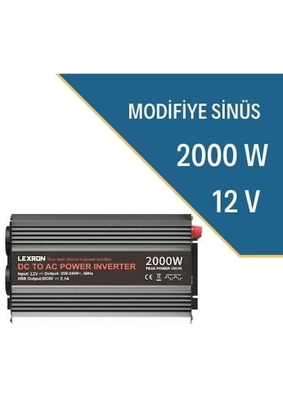2000w-12v Modifiye Sinüs İnverter