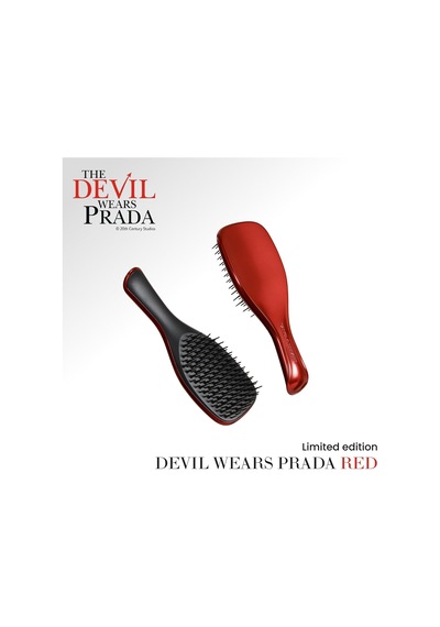 The Devil Wears Prada Ultimate Detangler Kırmızı Chrome Saç Fırçası Tarak Mini Boy