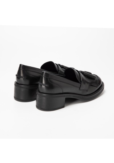 Nero Black Oxford Klasik Kadın 82l3 Frau Tresor Nero siyah