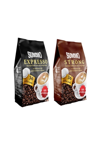 Summo Senseo 1 Adet Strong ve 1 Adet Espresso 72'li Avantaj Paket