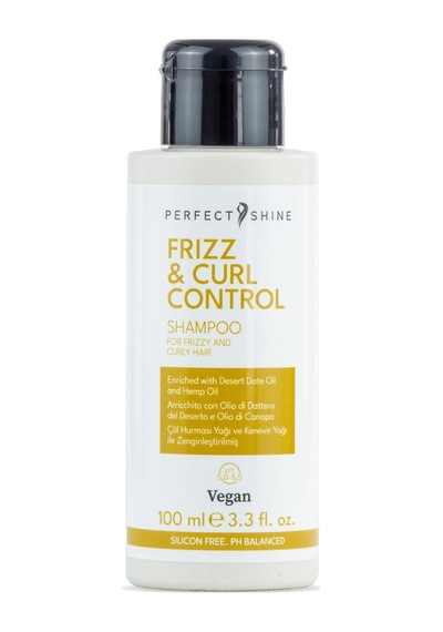 Perfect Shine Frizz&curl Kıvırcık Dalgalı Saçlar İçin Kenevir Ve Çöl Hurması Yağı Özlü Yatıştırıcı Şampuan 100ml Kıvırcık / Dalgalı